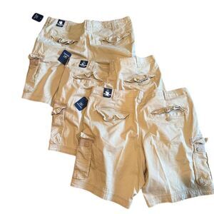 George Men's Cargo Shorts Size 46 Khaki Tan 10 Inch